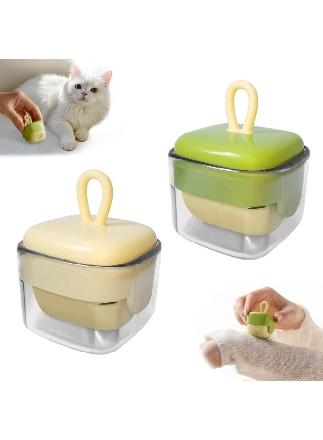 لمامة وبر إزالة الوبر والغبار القابلة للغسل وإعادة الاستخدام – أداة تنظيف الملابس والأثاث من شعر الحيوانات الأليفة – رولر لاصق قوي لإزالة شعر الكلاب والقطط والوبر والغبار – تصميم فاكهة نورمكور أنيق مع حافظة شفافة – منظف ملابس عملي للسفر والمنزل والسيارة ( 1 قطعه ) - Image 4